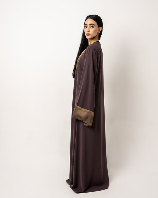 Caramel Glow Abaya